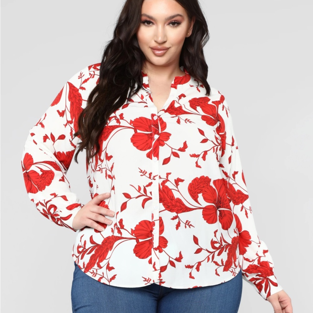 Floral Emotions Top - White/Combo